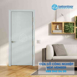 Cửa Gỗ MDF Veneer P1R4a.